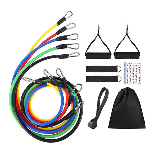 Set 11 Bande Elastiche Fitness Resistenza