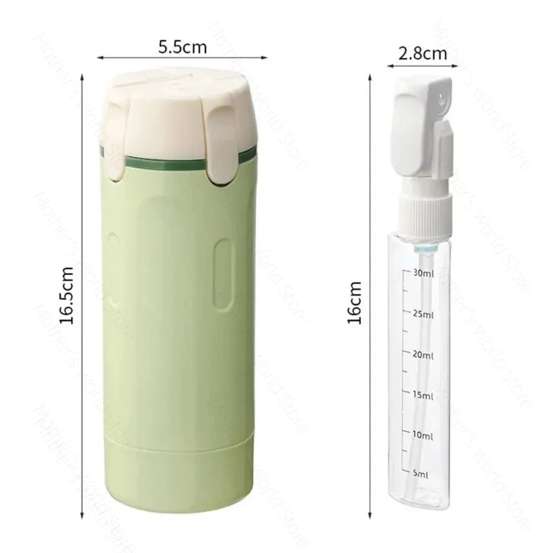 New 4 In 1 Travel Dispenser Portable Travel Bottles Leak Proof Leakproof Travel Container For Perfume Shampoo Conditioner Lotion
