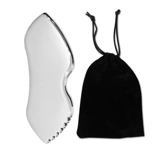 Gua Sha in Acciaio Inox