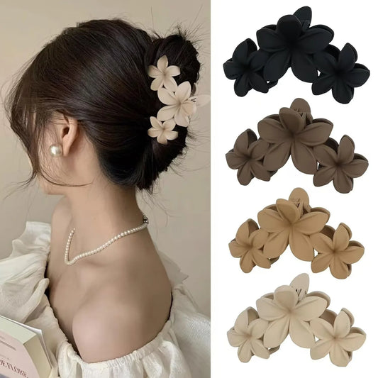 Set 4 Mollette Capelli Fiore Vintage