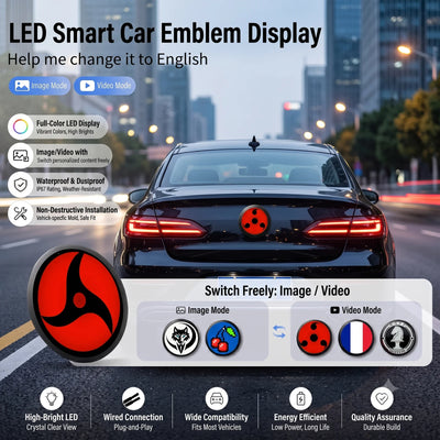 For E46 E90 E60 F30 F10 E39 E36 F20 G82 G30 G20 E87 E92 E91 E30 X1 Car Trunk LogoLED, Vehicle Dynamic Multi-Mode Indicator