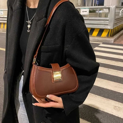 Borsa a Mano Vintage in Pelle PU
