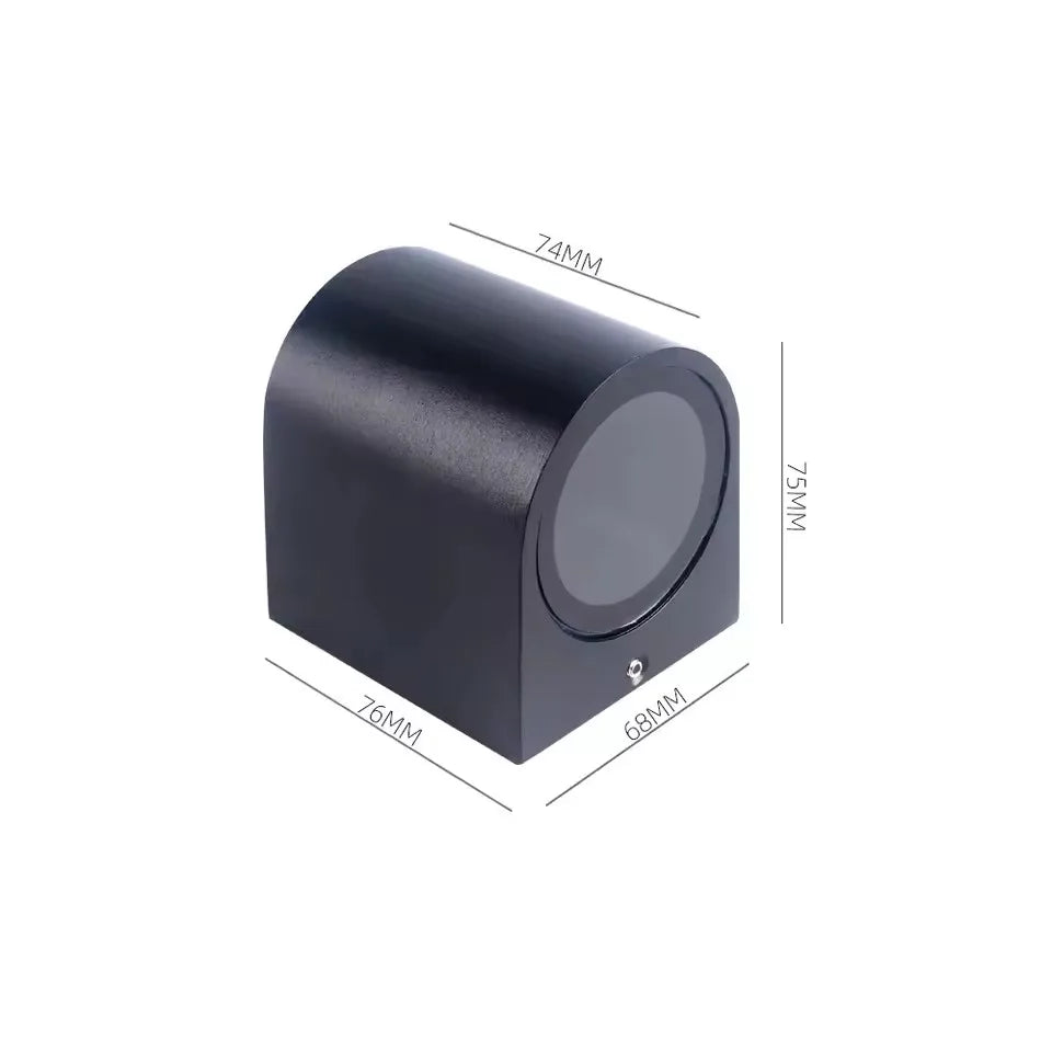 GU10 Base Outdoor Waterproof Wall Lights Garden Porch Wall Lighting LED Wall Lamps AC86-265V Indoor Bedroom Bedside Decorati