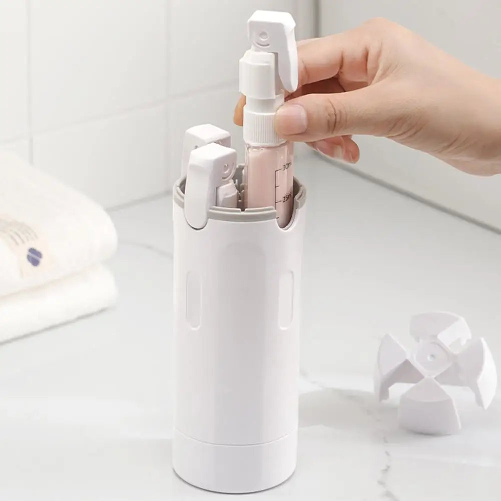 4 In 1 Travel Dispenser Portable Travel Bottles Leak Proof Leakproof Travel Container For Perfume Shampoo Conditioner Lotion