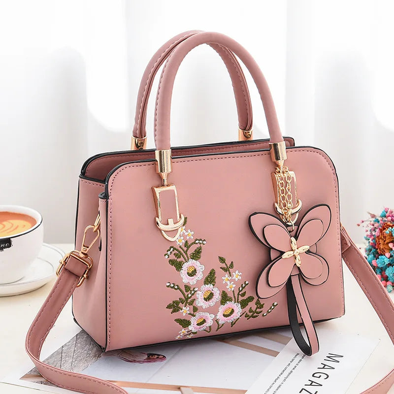 Borsa a tracolla ricamata con ricamo alla moda di alto valore di bellezza nuova borsa a tracolla singola