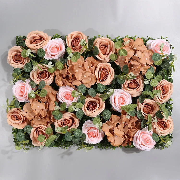 2025 Artificial Flower Walls 40x60cm Flower Wall Panel Room Decoration Wedding Decoration Birthday Party Backdrop Home Decor