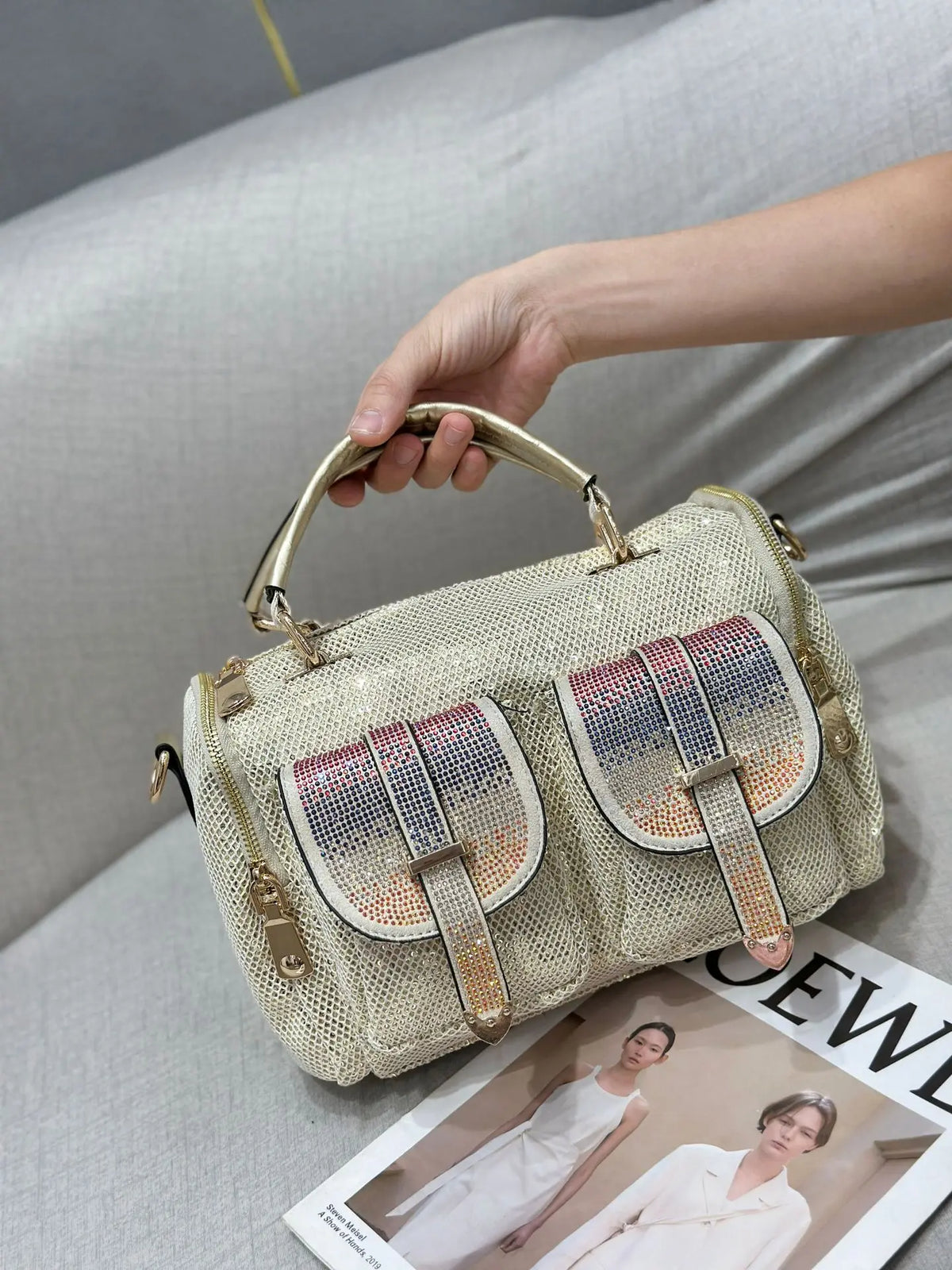 Moda casual ragazze rosa signora tasche borsa a tracolla tote borsa a mano da donna grande messenger tracolla messenger borsa da viaggio borsa