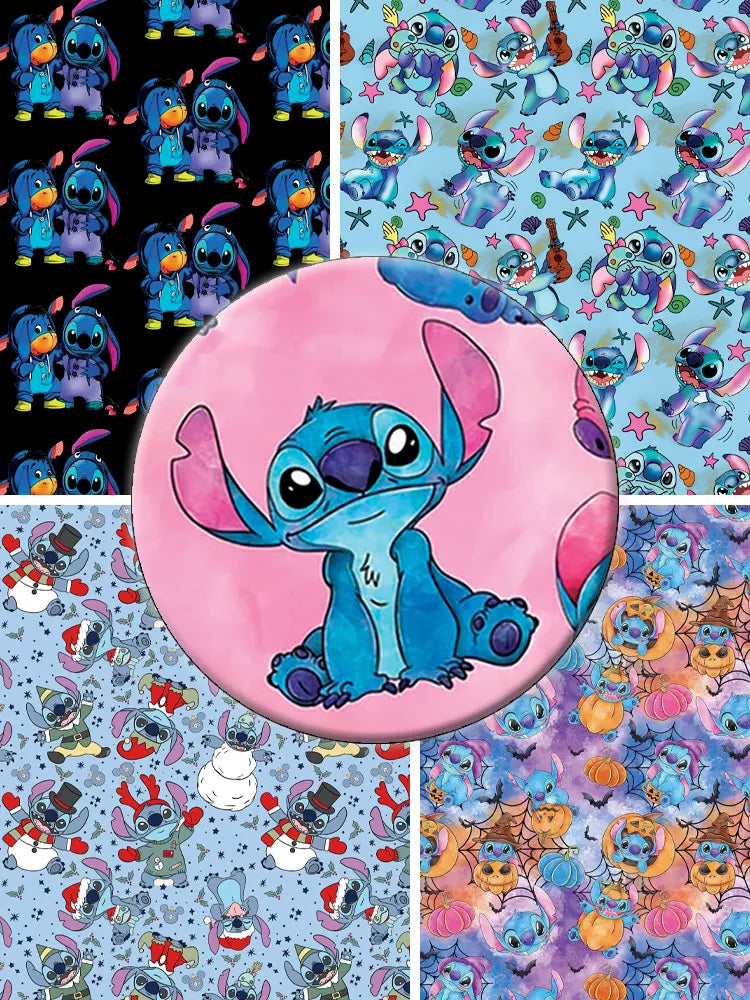 BEAST KINGOM co-branded cartoon 140x50CM fabric cartoon patchwork children's home textile sewing doll skirt curtain girl skirt 1