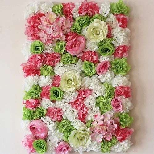 40X60CM Creative Artificial flower rose Flower wall wedding Artificial plants Background wall Christmas silk Modern decoration