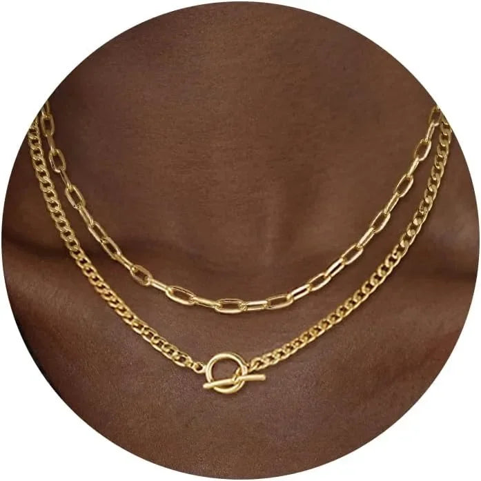 Collana Oro Cuban Link Multistrato