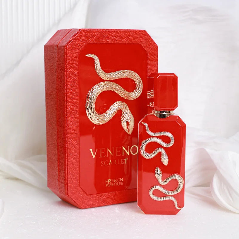 Profumo Unisex Black Snake Design Eau De Parfum, Fragranza Legnosa e Speziata, Lunga Durata, Elegante Flacone in Vetro per Uso Quotidiano