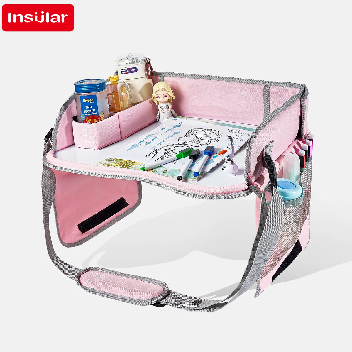 Children's Car Portable Travel Multi functional Painting Board Easy to Wipe Boys and Girls Whiteboard Painting Board Tray