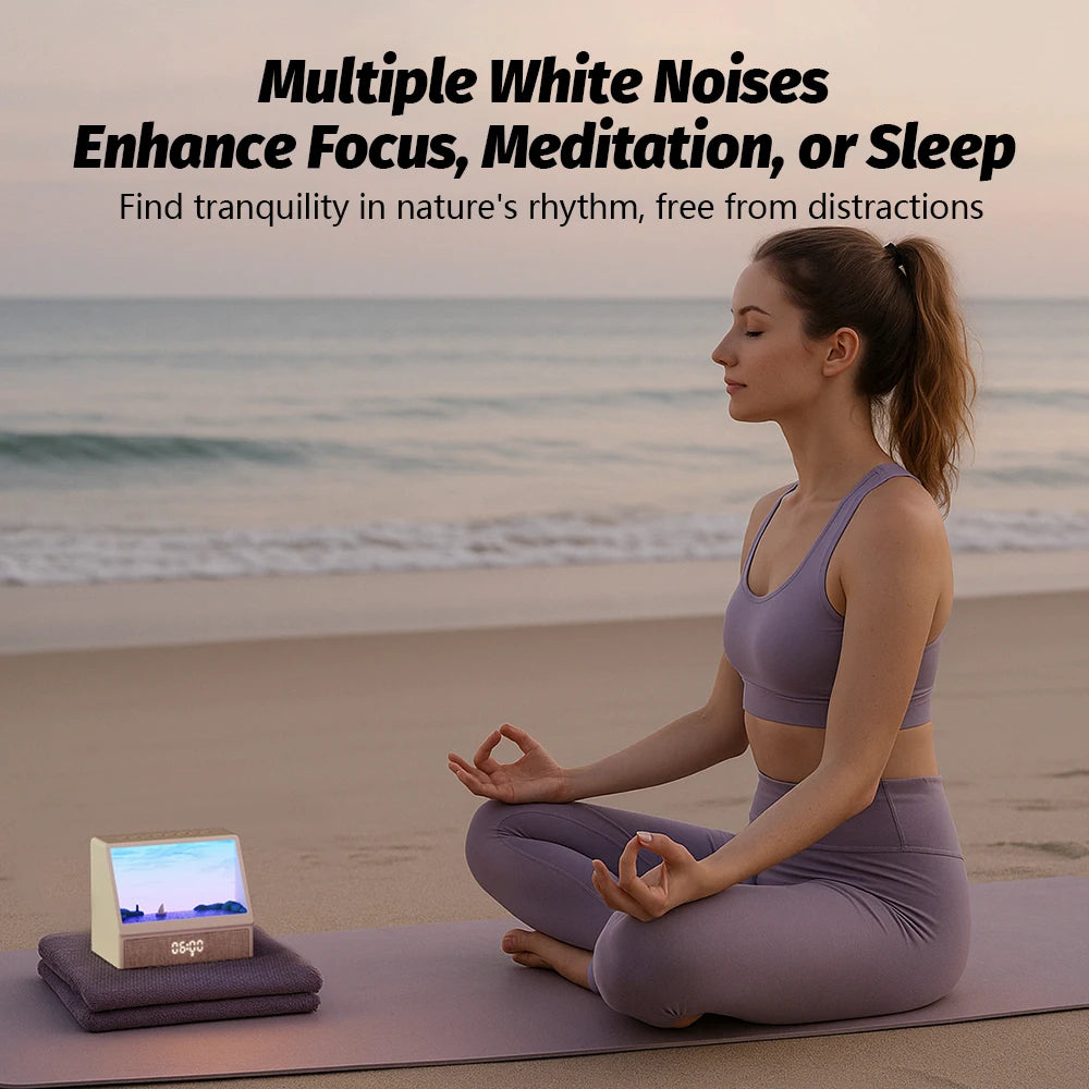 Despertador Sunrise, lámpara de noche con Bluetooth, decoración de mesa, luz de ambiente con mando a distancia y 5 niveles de brillo