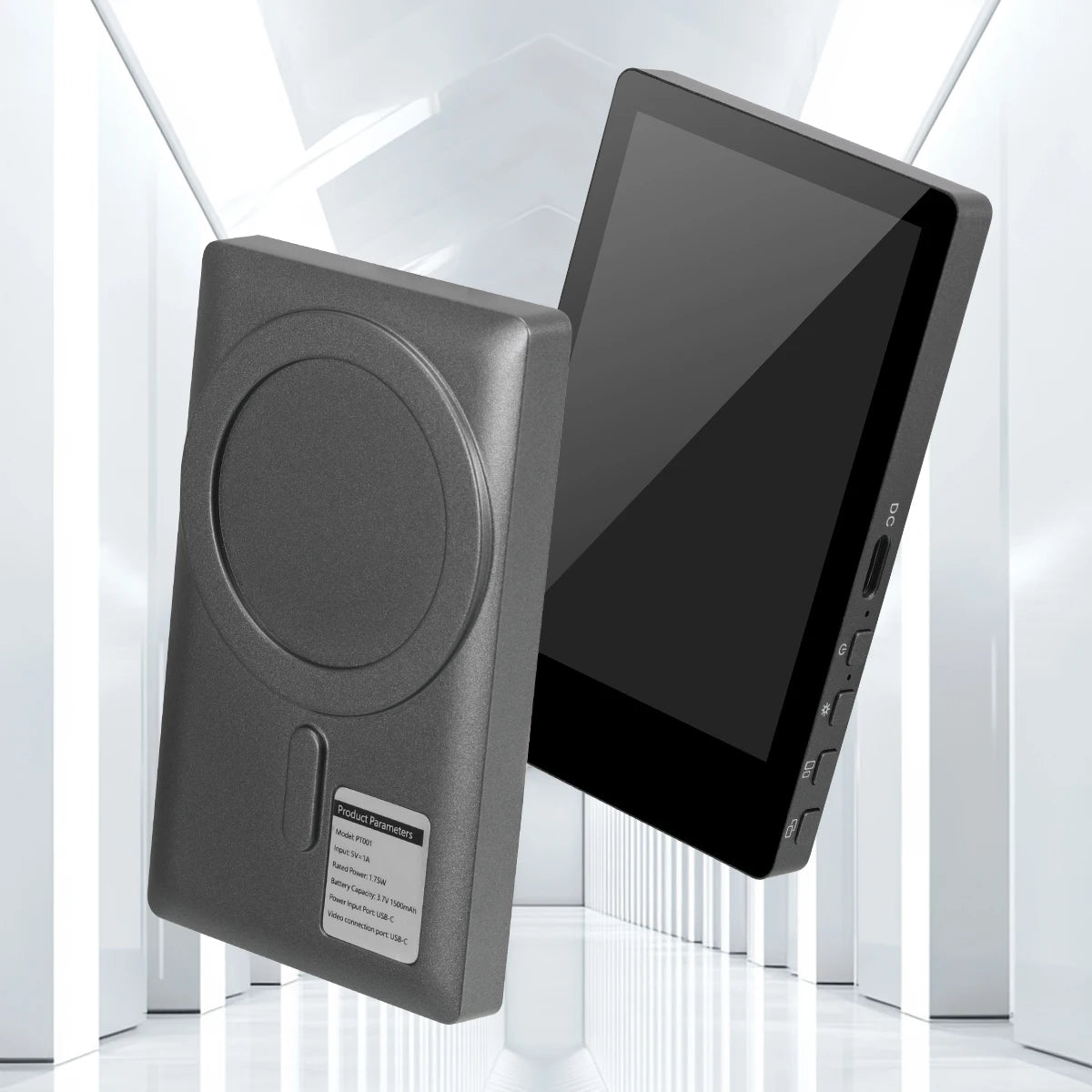 Wireless Vlog Mobile Magnetic Selfie Screen Using Phone Rear Camera for Selfie Vlog or Live Stream Compatible.