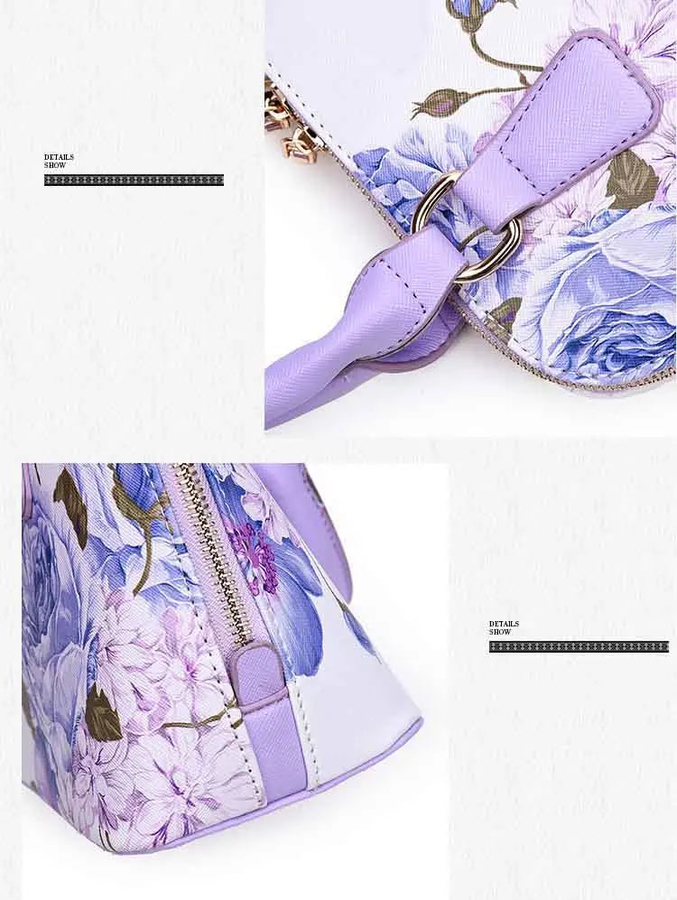Hisuely Borse stampate firmate di vendita calda per borse da donna Shopper Shell eleganti borse a tracolla floreali