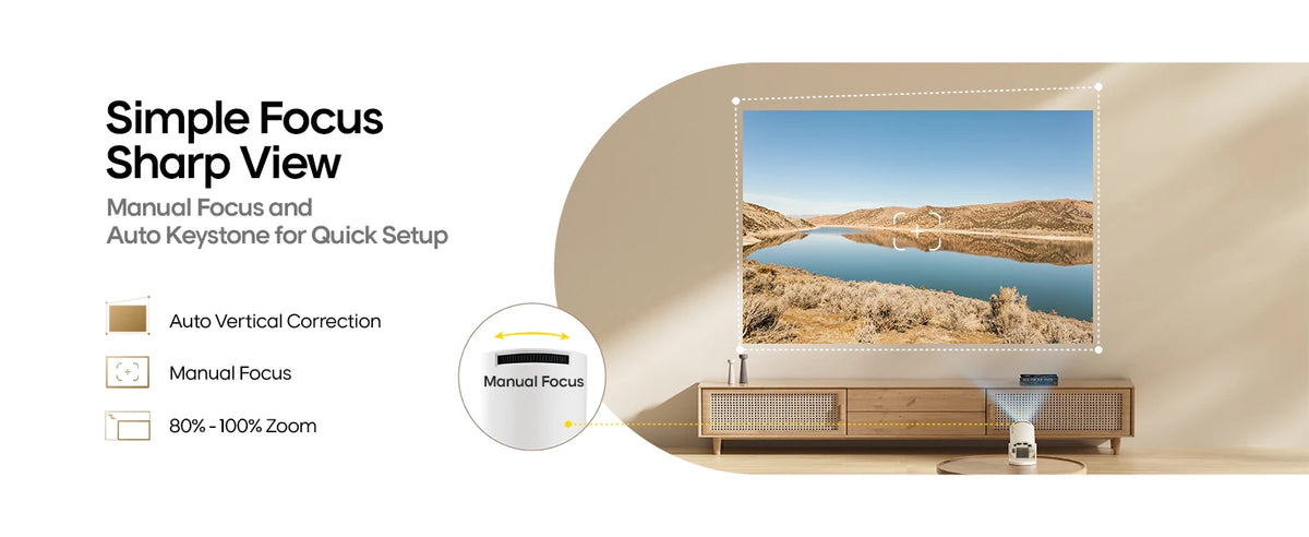 Magcubic HY300 Pro+ 8K Outdoor Projector 8000 Lumens Android 14 WiFi 6 BT5.4 Portable 5W HiFi Speaker 720P HD