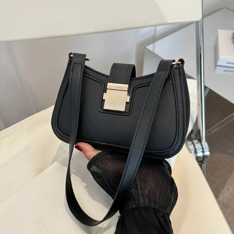 Borsa a Mano Vintage in Pelle PU