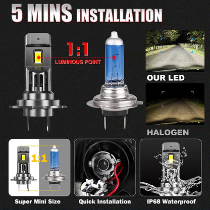 Lampadine LED Turbo 800W H7 H11 Alta Potenza