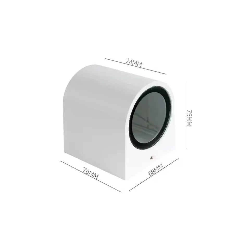 GU10 Base Outdoor Waterproof Wall Lights Garden Porch Wall Lighting LED Wall Lamps AC86-265V Indoor Bedroom Bedside Decorati