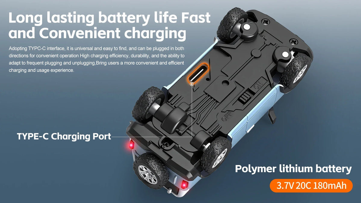 WLtoys 6406 1/64 Mini RC Car with 720P FPV Camera Wifi APP Control 2.4G Reomte Contorl Racing Vehicle Toy for Children