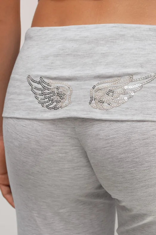 Felpe con Cappuccio da Donna con Stampa Ali d'Angelo in Paillettes, Maniche Lunghe, Tinta Unita, Stile Casual, Nuova Collezione 2025, Abbigliamento Streetwear Y2k