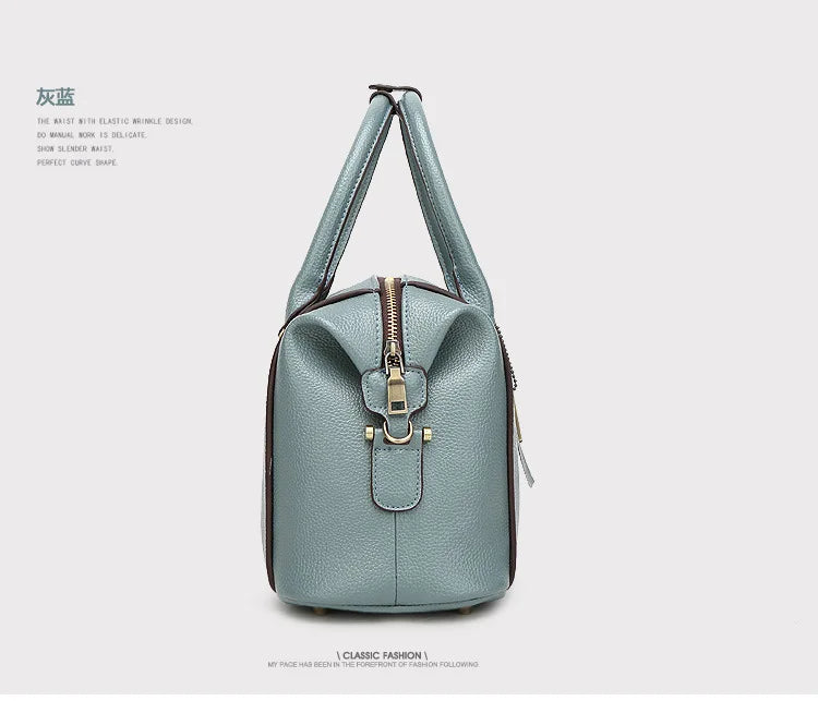 2026 Borse da donna solide di nuova moda Borse a tracolla da donna in pelle Pu di design europeo Borsa a tracolla di lusso di marca per ragazza femminile