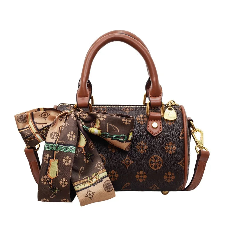 Borsa a Spalla Stile Boston 2026 Nuova Collezione Donna, Stampa Sensuale, Versatile, Borsa a Tracolla Singola a Cuscino, Design in Piccole Serie, Borsa a Mano