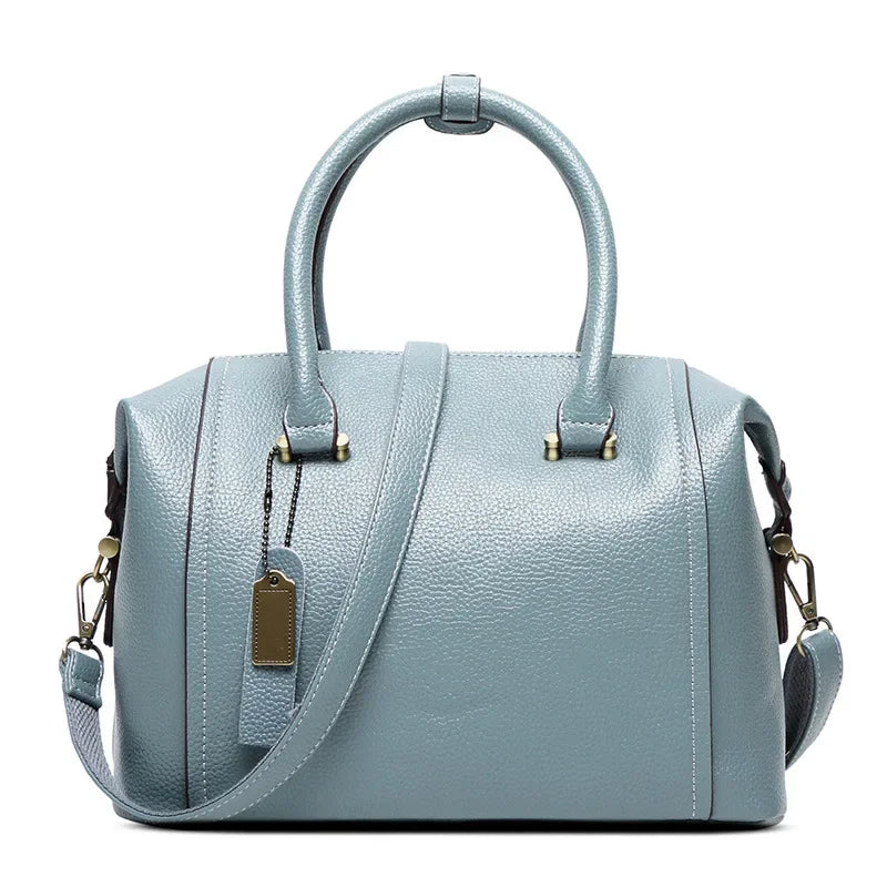 2026 Borse da donna solide di nuova moda Borse a tracolla da donna in pelle Pu di design europeo Borsa a tracolla di lusso di marca per ragazza femminile