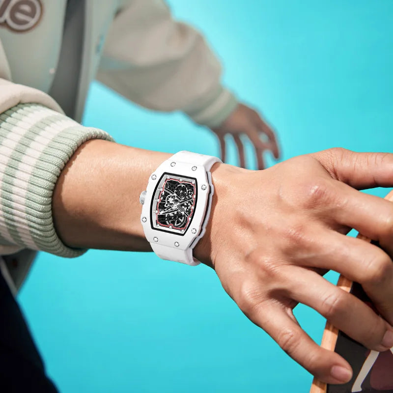 Nuovi Orologi al Quarzo da Uomo Ultra Sottili, Eleganti e Unici, Orologi di Marca a Forma di Botte, Stili Classici, Regalo di Tendenza