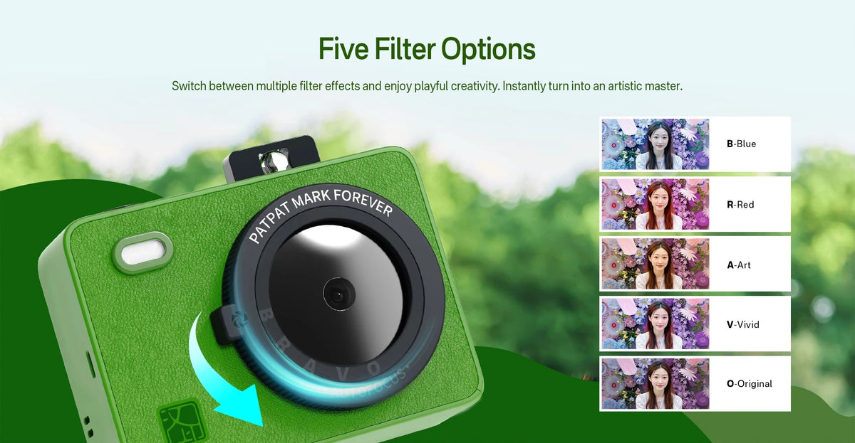HPRT Z5/Z5S Instant Camera 300DPI Portable Mini Color Photo Printer Instant Camera Machine