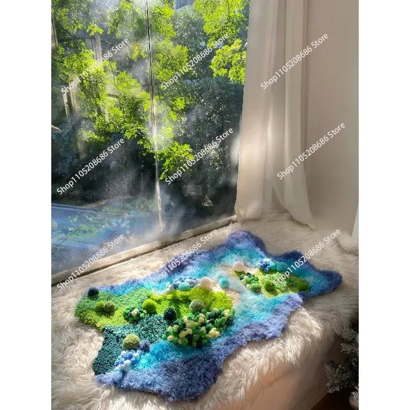 Sang Salt Lake Moss Carpet Material Pack Handmade Gifts Bedside Atmosphere 1pcs