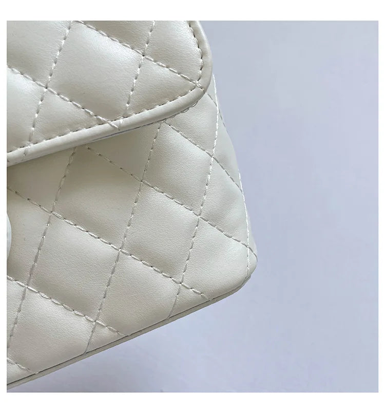 Borsa a Tracolla alla Moda con Catena, Stile Diamantato, Piccola Borsa a Spalla da Donna, Borsa di Lusso con Sensazione Elegante