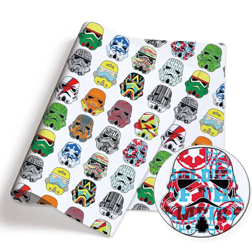 140x50CM Cartoon printed fabric  DIY star wars Cartoon Polyester/100Cotton/satin Fabric Patchwork Tissue Kid Sewing Doll Curtain