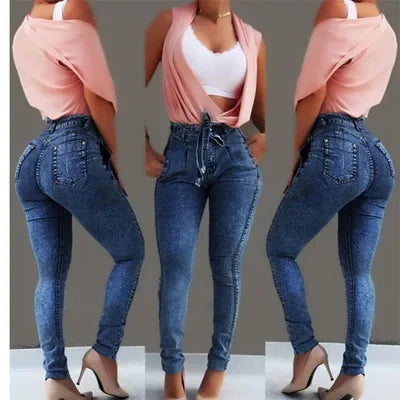 Jeans Donna Trendy in Denim 2024, Stile Streetwear Estivo, Pantaloni in Cotone, Vendita all'Ingrosso, Spedizione Diretta, Abbigliamento di Qualità dalla Fabbrica