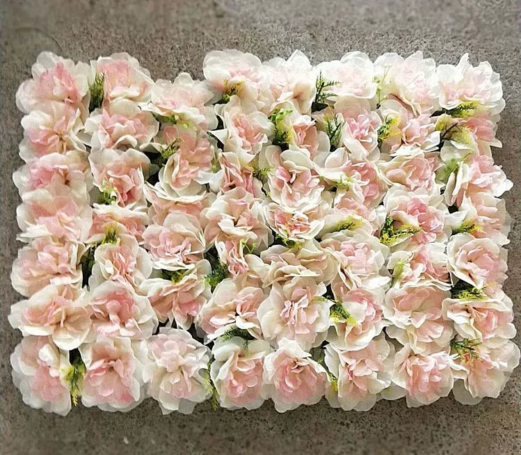 40X60CM Creative Artificial flower rose Flower wall wedding Artificial plants Background wall Christmas silk Modern decoration