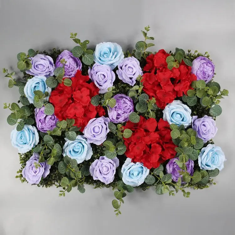 2025 Artificial Flower Walls 40x60cm Flower Wall Panel Room Decoration Wedding Decoration Birthday Party Backdrop Home Decor