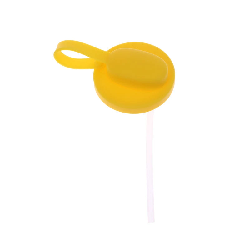 {MX} Creative Soda Can Sealed Cover Color Silicone Straw Beverage Can Cover For Canned Beverage Reusable Tank Lid