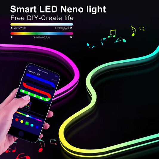 Striscia LED RGB con Sincronizzazione Musicale