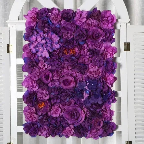 40X60CM Creative Artificial flower rose Flower wall wedding Artificial plants Background wall Christmas silk Modern decoration