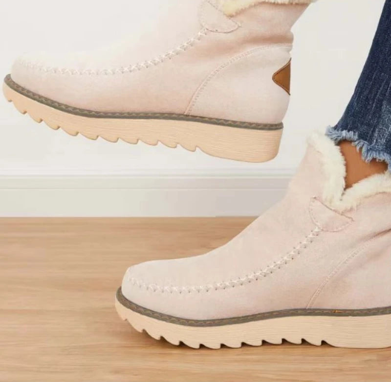 Stivali da neve da donna Moda invernale Scarpe casual calde da donna Slip on Lady Comfort Stivaletti femminili Calzature Botas De Mujer