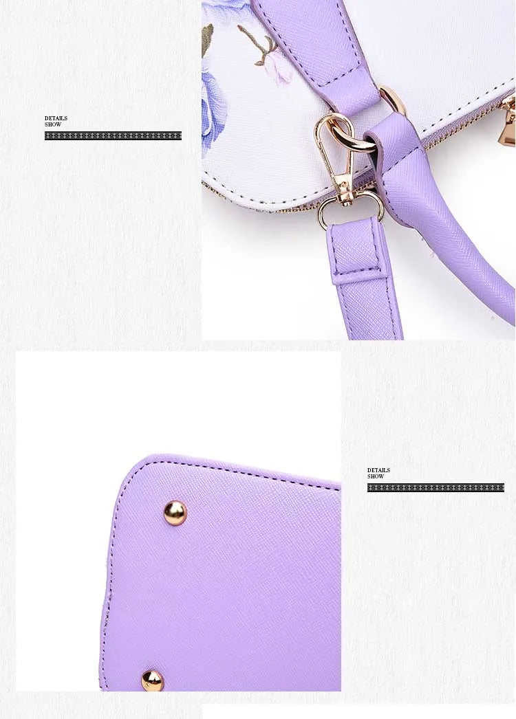 Hisuely Borse stampate firmate di vendita calda per borse da donna Shopper Shell eleganti borse a tracolla floreali