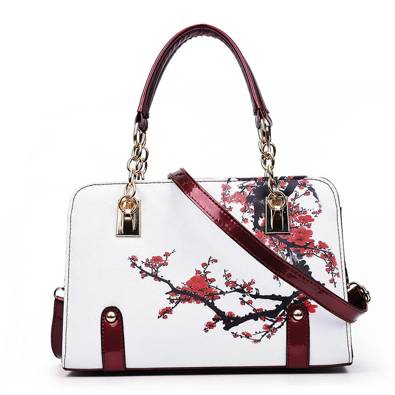 Nuove Borse da Donna con Stampa Floreale, Eleganti Borse a Tracolla alla Moda, Borse Casual Quotidiane in Pelle PU per Signore