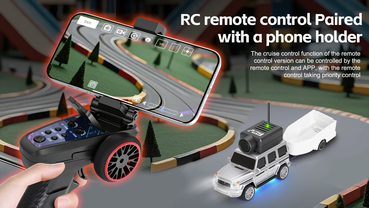 WLtoys 6406 1/64 Mini RC Car with 720P FPV Camera Wifi APP Control 2.4G Reomte Contorl Racing Vehicle Toy for Children
