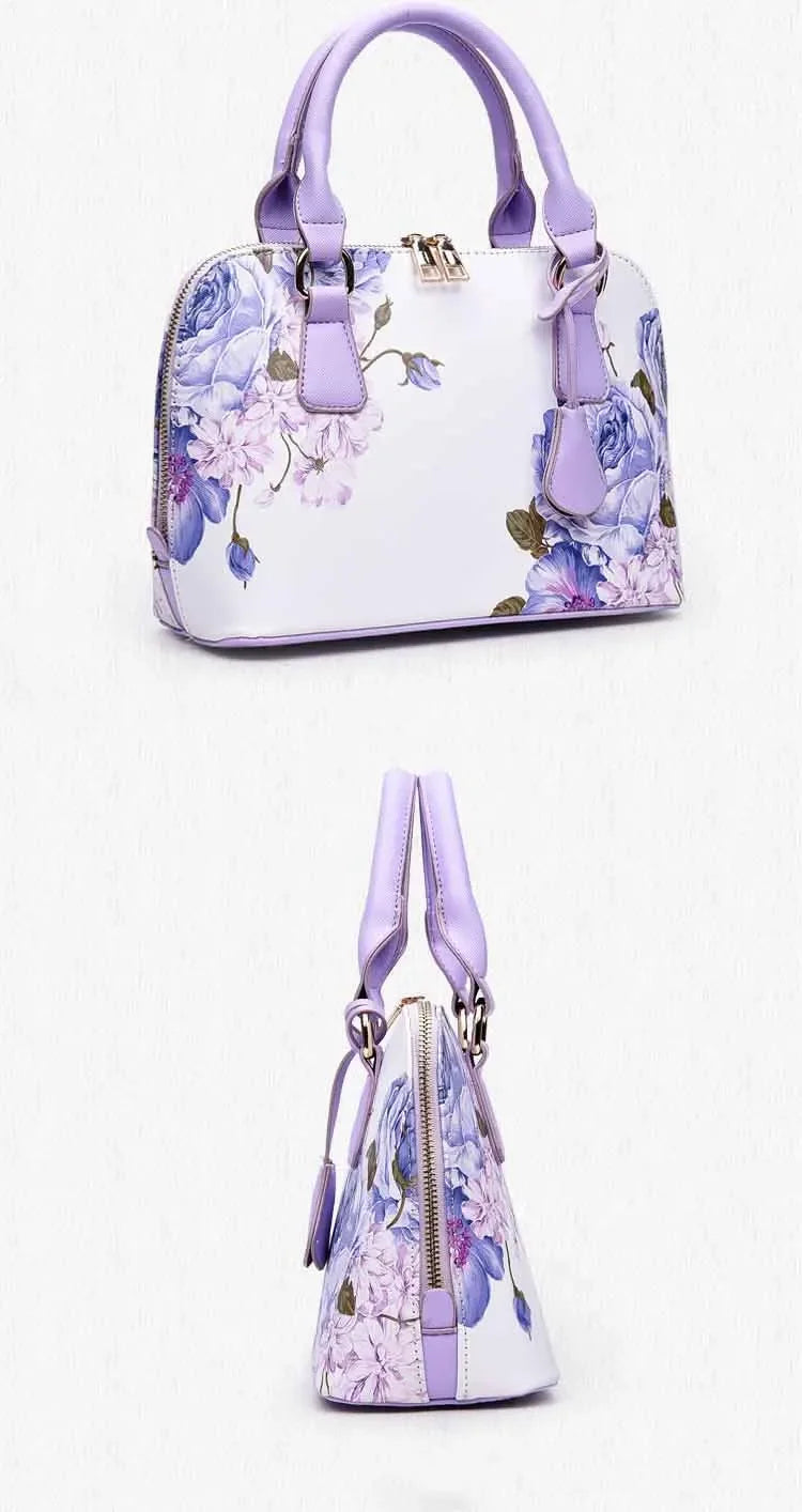 Hisuely Borse stampate firmate di vendita calda per borse da donna Shopper Shell eleganti borse a tracolla floreali