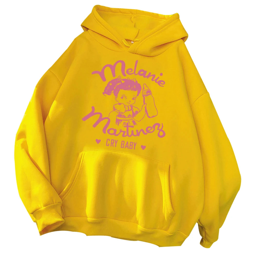 Felpa con cappuccio Melanie Martinez Felpa Cry Baby Moda Harajuku Felpe con cappuccio Hip Hop unisex