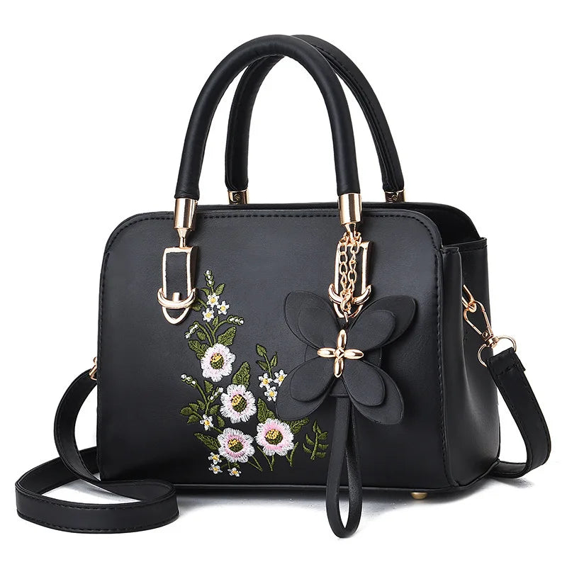 Borsa a tracolla ricamata con ricamo alla moda di alto valore di bellezza nuova borsa a tracolla singola