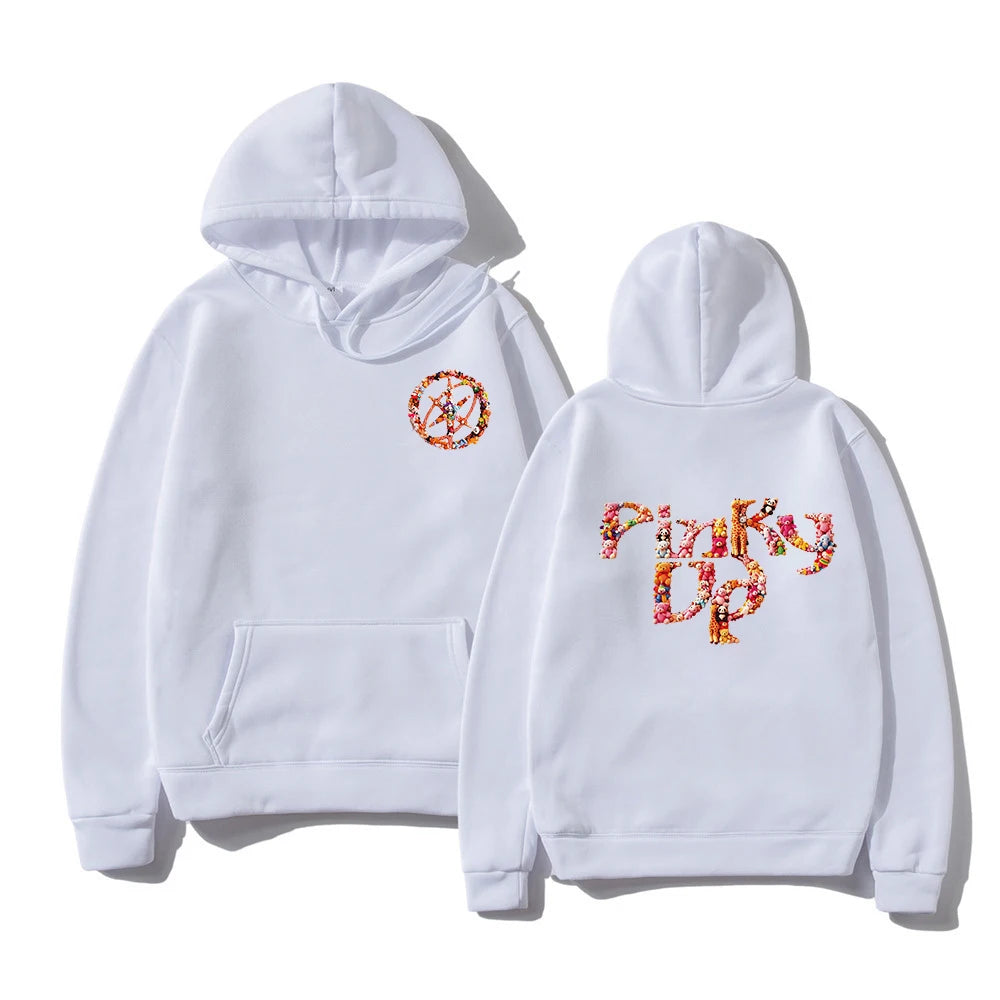 Felpa con Cappuccio KATSEYE THE WILDWORLD TOUR 2026 PINKY UP 2 Album, Abbigliamento Autunno Inverno per Donne, Felpa Vintage per Regali ai Fan