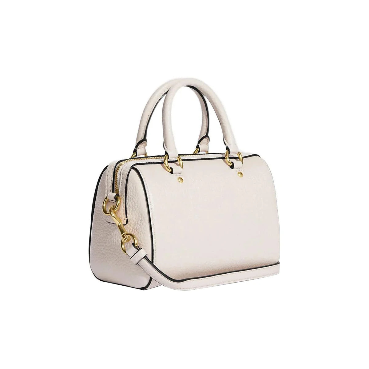 Borsa a tracolla in pelle COACH Rowan, borsa a spalla, mini borsa da donna bianco gesso CD445-IMCAH
