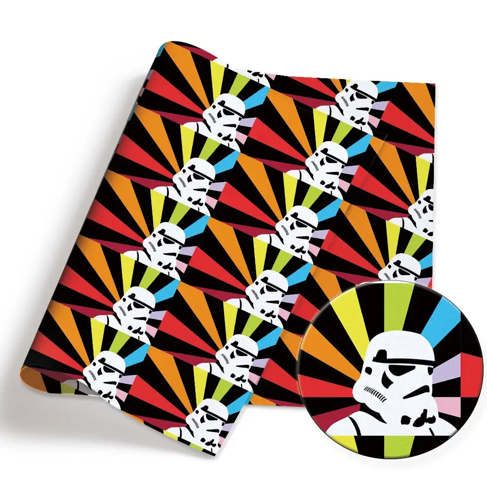 140x50CM Cartoon printed fabric  DIY star wars Cartoon Polyester/100Cotton/satin Fabric Patchwork Tissue Kid Sewing Doll Curtain