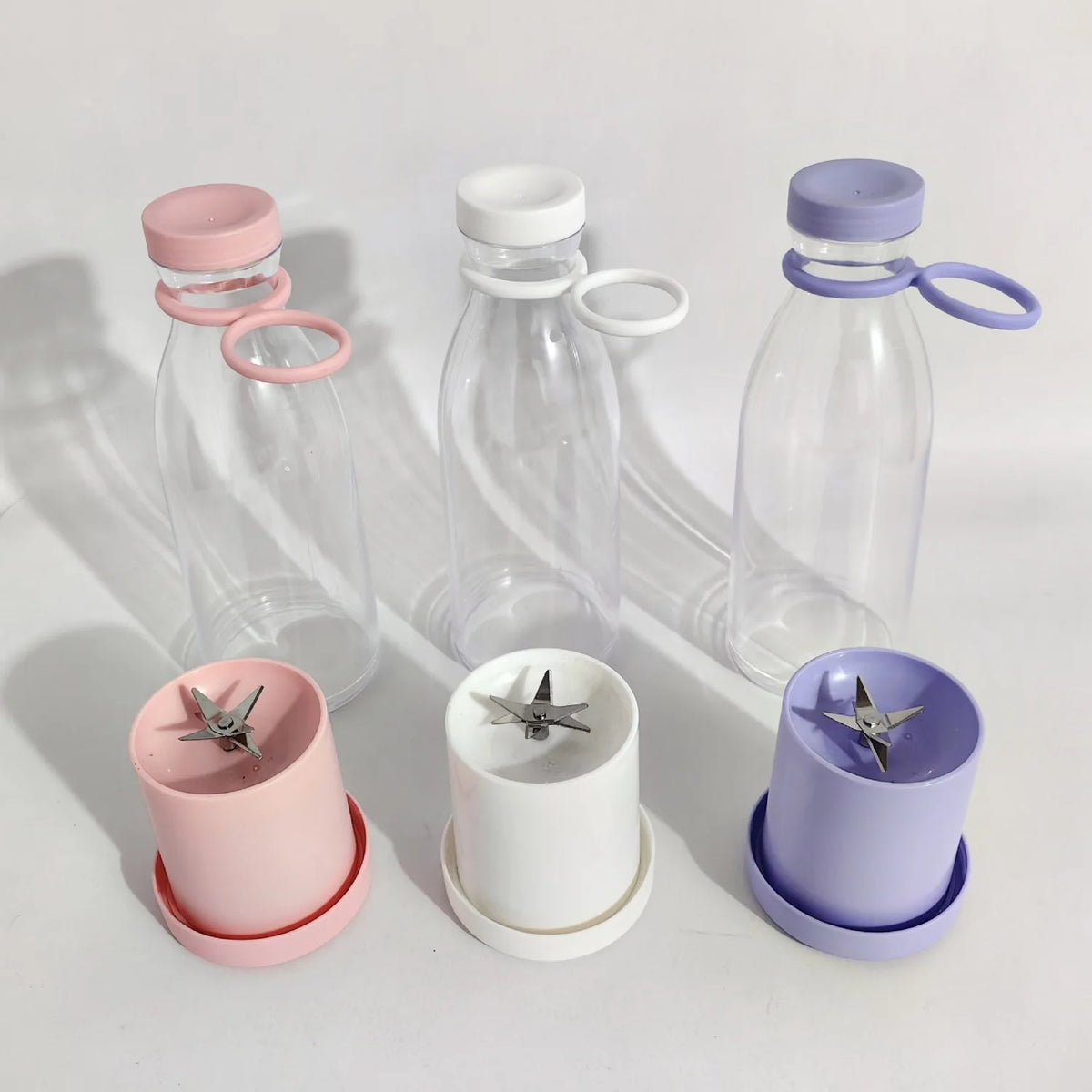 Mini exprimidor de botellas de vino 420ml Mezclador portátil con carga USB Vaso exprimidor multifuncional eléctrico para el hogar